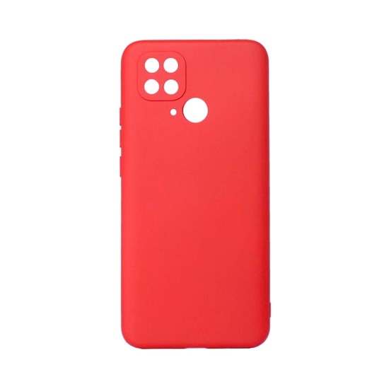 Silicone Case with Camera Shield for Xiaomi Redmi 10c Red